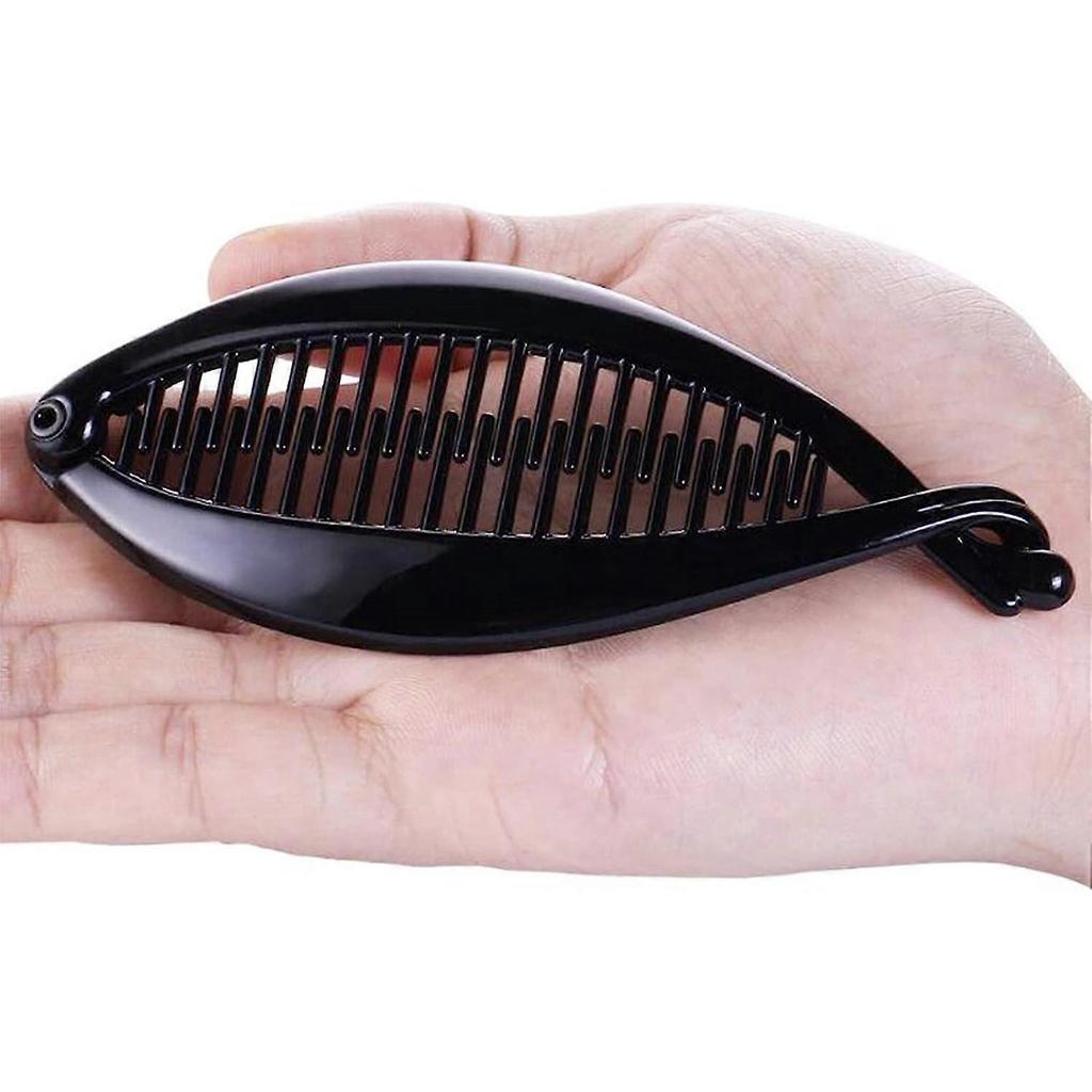 Dww-21 Pieces Banana Hair Clips, Fishtail Hair Clips, Ponytail Holder, Wide Colored Banana Comb for Women's Hair Accessories