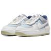Nike Air Force 1 Shadow On The Bright Side - Skate Blue Women Sneakers Mountain-White Light-Lime-Green DQ5075-411