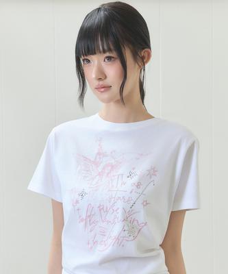 LUVISTRUE El Angelic Graphic Tee(White)