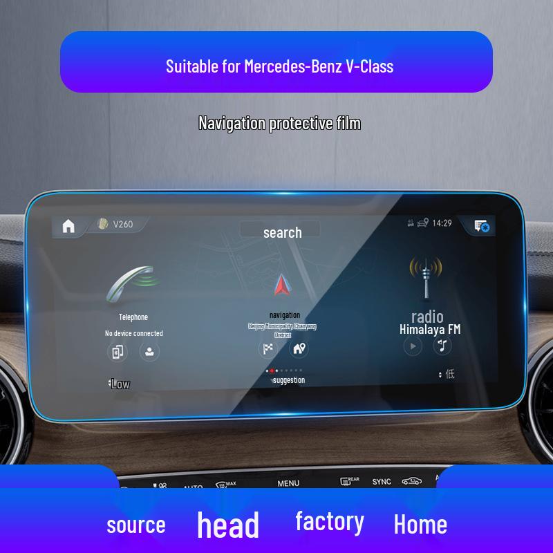 Kompatible Schutzfolie für Navigations- und Instrumentenbildschirme der Mercedes-Benz G-Klasse & V-Klasse