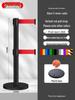 Retractable Queue Barrier Post with Belt