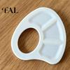 Small Palette for Detail Painting Mini Paint Tray, with Thumb Hole, Lightweight Durable Non Stick Acrylic Mixing Watercolor Palette, Artists