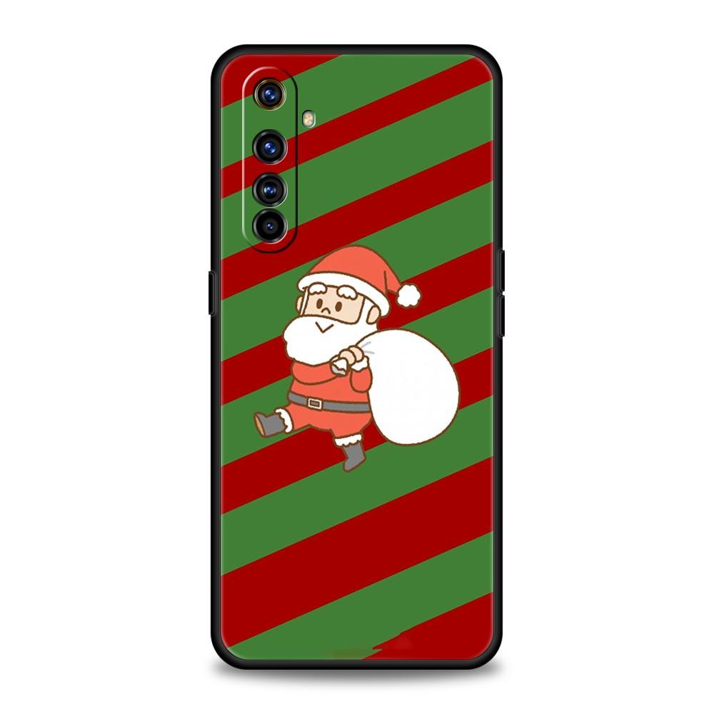 

Забавный мультяшный чехол на Новый год и Рождество для Realme 12 11 10 9 8 5G 7 6 GT5 GT3 Pro C21 C25 C35 Для Realme GT Neo 2 3 3T 5 Чехол GT Neo2 (3T)