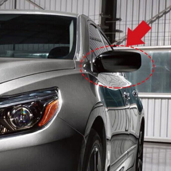 1x Driver Left Side Rear View Mirror Cover Cap for 2013-2018 NISSAN ALTIMA Black
