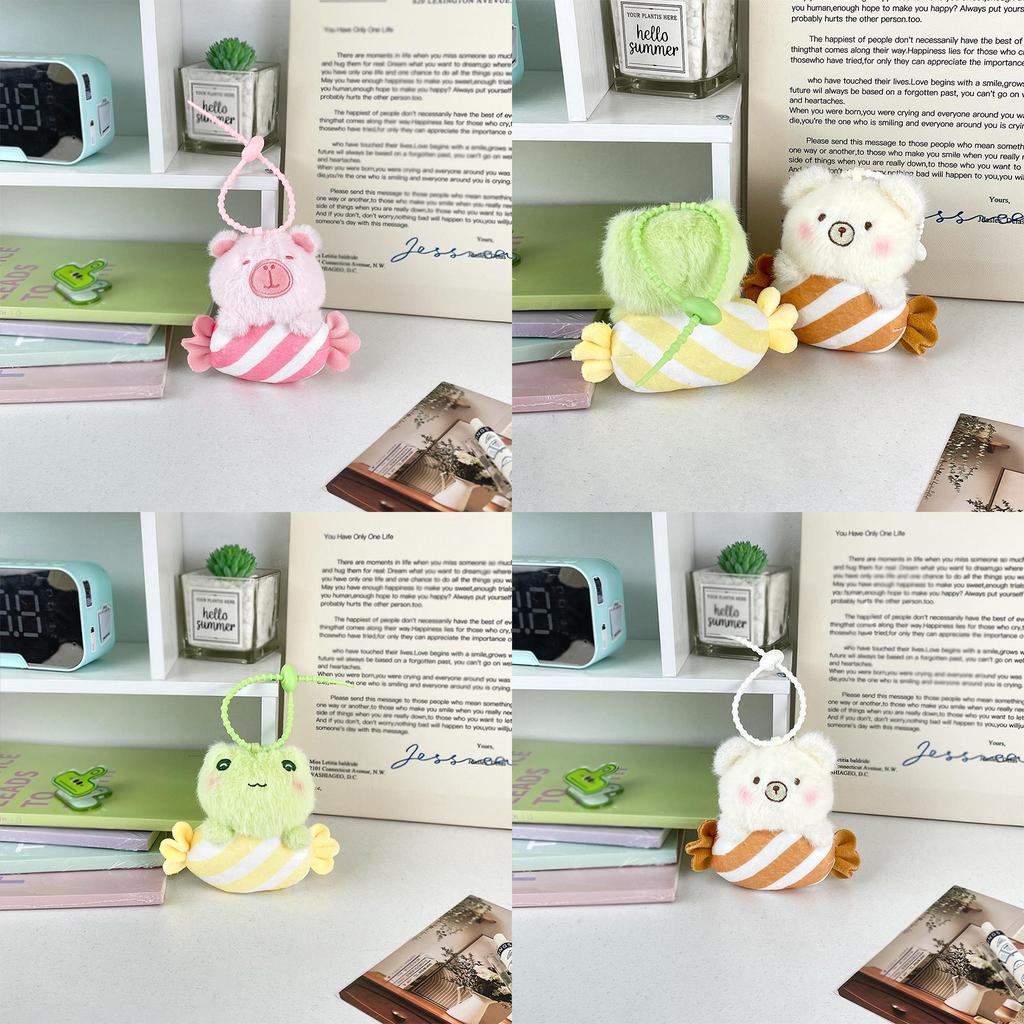 Custom Candy Animal Plush Toy With Pp Cotton For Kids Birthday Party Decor