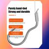 50Pcs Premium Fishing Hooks - Barbed Design For Anti-Slip & Secure Fish Grip | Reliable For Freshwater And Saltwater Hunting