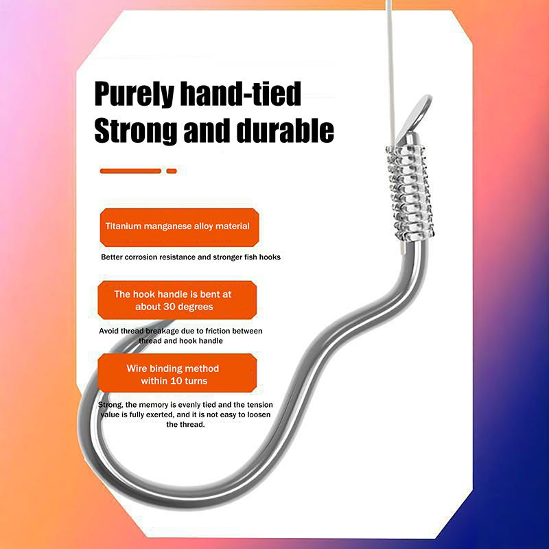 50Pcs Premium Fishing Hooks - Barbed Design For Anti-Slip & Secure Fish Grip | Reliable For Freshwater And Saltwater Hunting