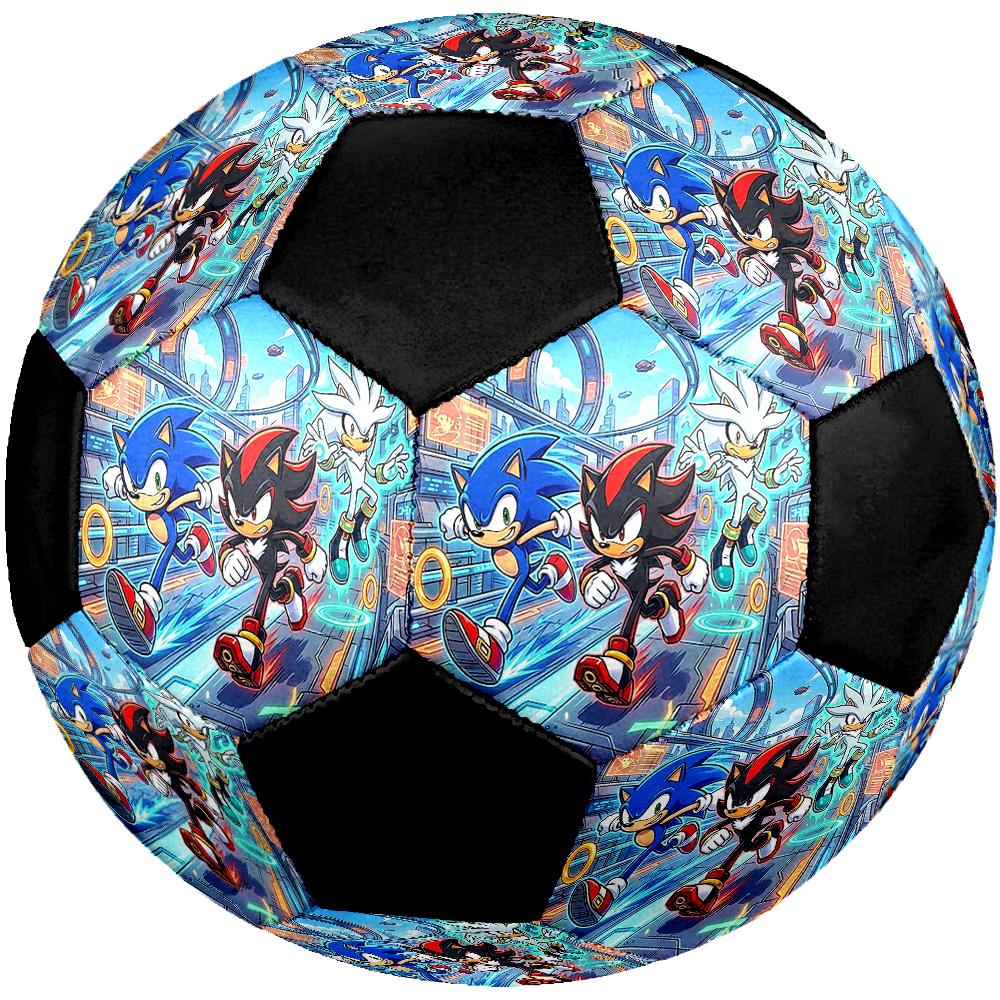 Sonic Theme Size 5 Soccer Ball, Suitable for Both Indoor and Outdoor Matches, a Gift Suitable for Everyone.