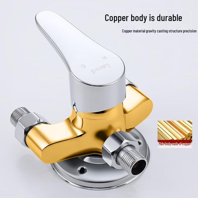 Lerston Wall-Mounted Shower Mixer Faucet