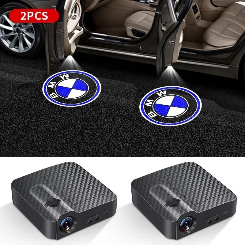Car Logo Wireless Courtesy Car Door Projector LED Shadow Lights Lamp For BMW E46 E85 E60 F10 E39 F30 E36 F20 E87 E90 E70 X5 X3