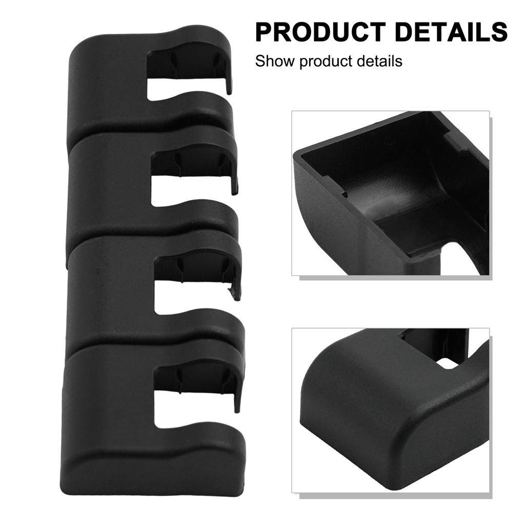 4 Stück/Set ABS Auto Türstopper Abdeckung Für Golf 7 MK7 7.5 MK7.5 2013-2020 Kunststoffteile Zubehör Schwarz