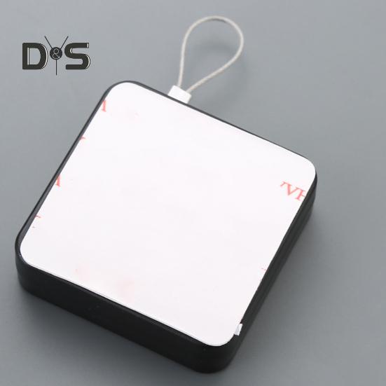 Automatisk dørpumpe med stålvire, justerbar, stansfri, selvklebende veggmontering, baderom, soverom, skyvedør, lukkeanordning