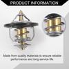 No.2550023010 Car Thermostat for Hyundai Elantra 1996-2012 for Kia Optima 2008-2015 / Inner Engine Coolant Thermostats/Durable Metal / 1 Pcs Silver