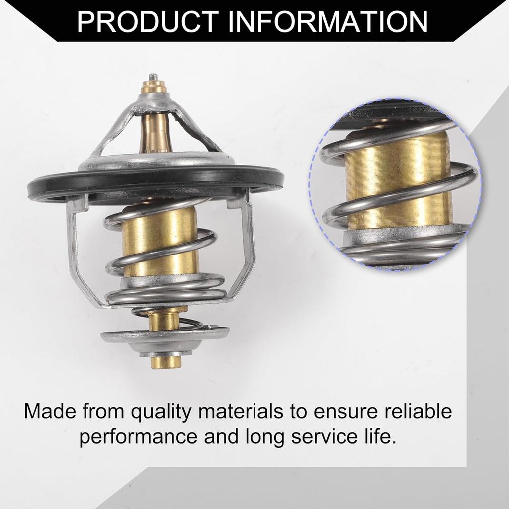No.2550023010 Car Thermostat for Hyundai Elantra 1996-2012 for Kia Optima 2008-2015 / Inner Engine Coolant Thermostats/Durable Metal / 1 Pcs Silver