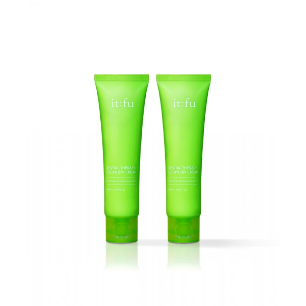 

Itfu [skin Soothing Care] Revital Therapy Cycayune Cream 50ml 2 FREE