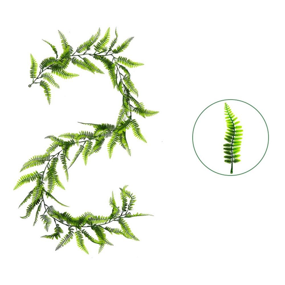 

Plastic Artificial Plant Vine DIY Accessories Wall Hanging Garland Table Runner A05