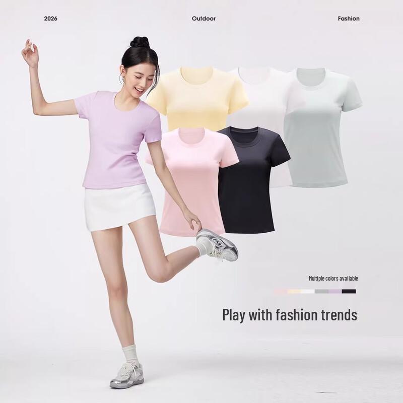 Camel Women's Breathable Slim-fit Sport T-shirt K092