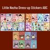 Princess Elsa Dress-Up Stickers: Educational DIY Cartoon Makeup Set for Kids