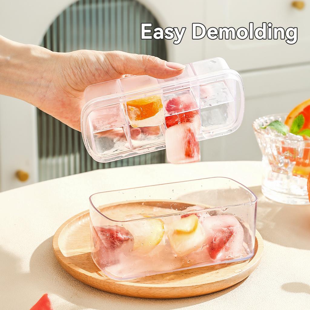 Transparent Ice Mold Multipurpose Ice Storage Box Mini Ice Cube Tray Plastic Ice Mould Kitchen Bar Ice Cube Maker Tools