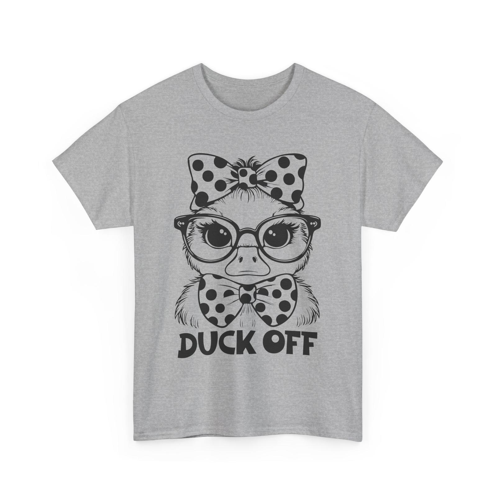 Snarky & Funny T-Shirt | Classic Sarcastic Humor Tee | duck off Shirt XL
