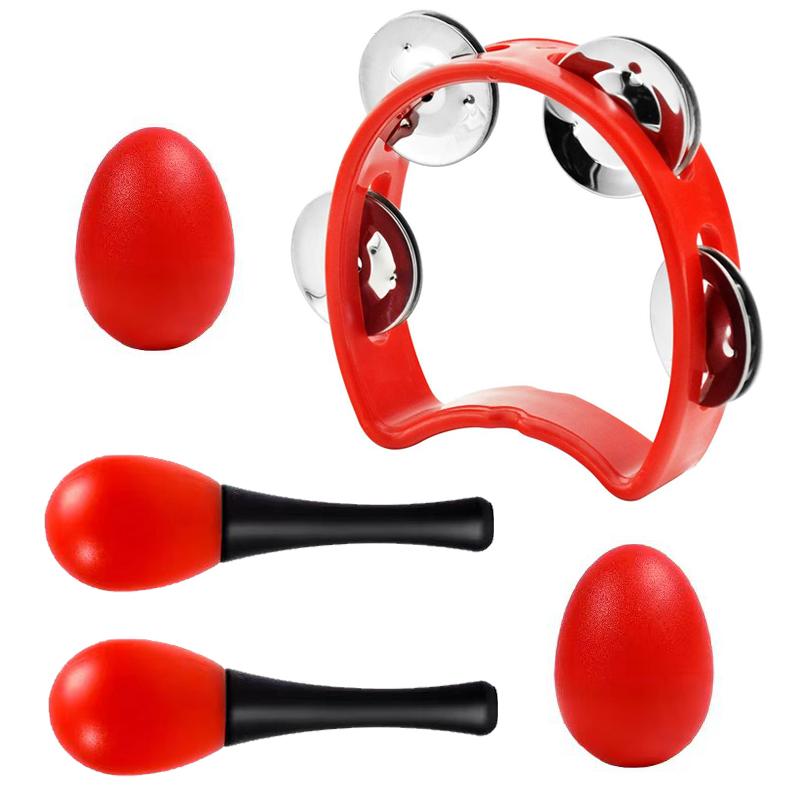 

5PCS Plastic Egg Shakers Musical Instruments Set Montessori Educational Toys Baby Speelgoed Kinder Spielsachen