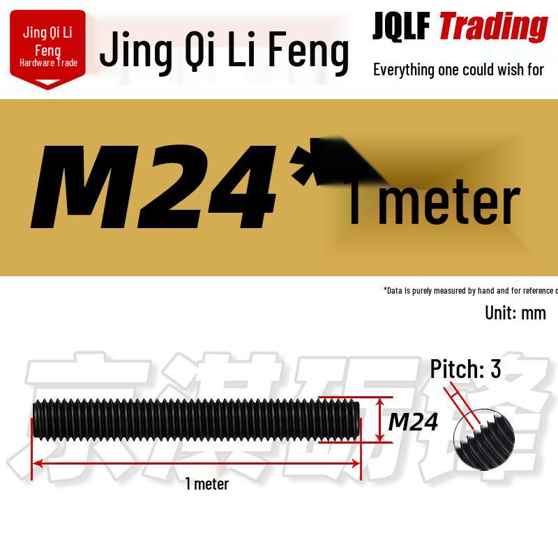 **High-Strength Threaded Rod M6-M48 | Grade 8.8/10.9/12.9 Full Thread Screw Bar**