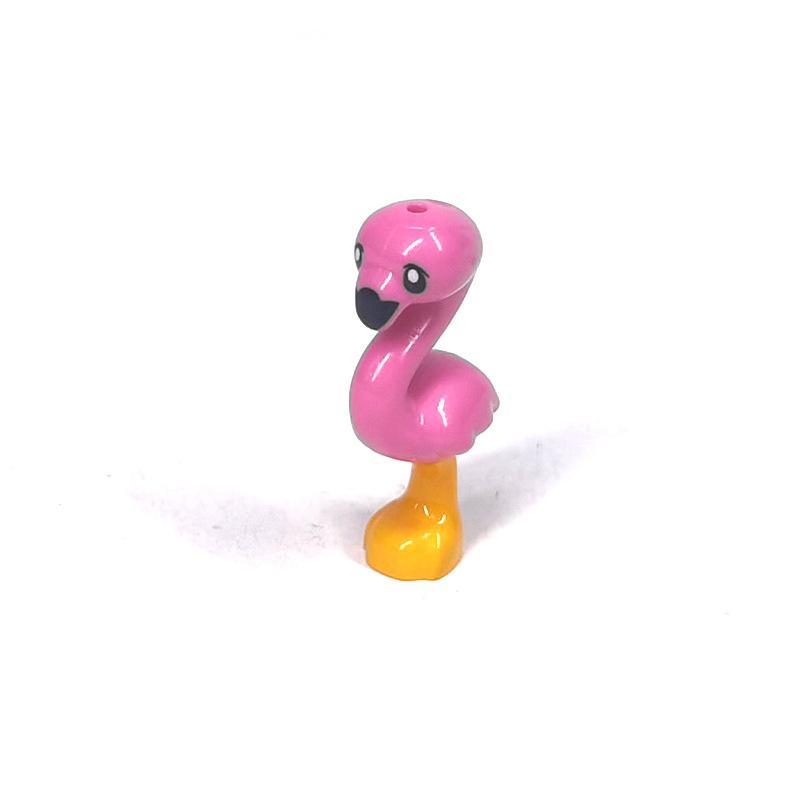 Compatible Mosaic Building Block Toy Goat Seagull Penguin Fish Sheep Animal Print Farm Diy Parts