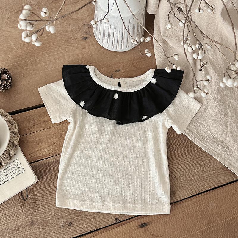 

Лето 2025 Модный хлопковый комплект-двойка для маленькой девочки 100 cm