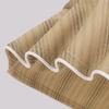 Fashion Pleated Bucket Hat Breathable Striped Sun Protection Hat Foldable Wide Brim Hat Summer