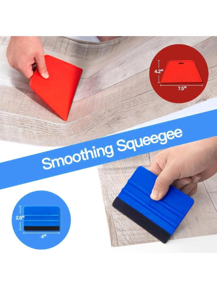 Wallpaper Smoothing Tool Multifunction Smoothing Tool Set for Peeling and Stick Backsplash Tiles Contact Paper Vinyls