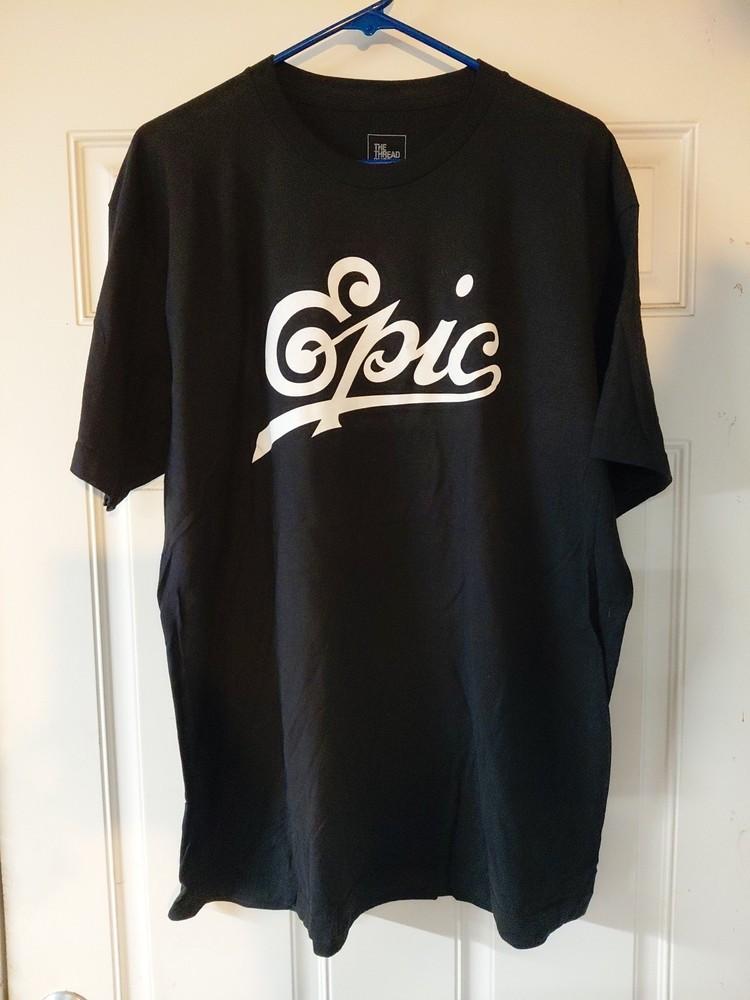 Epic Records XLARGE TShirtOld School Logo NWOT Unisex T-Shirt XL