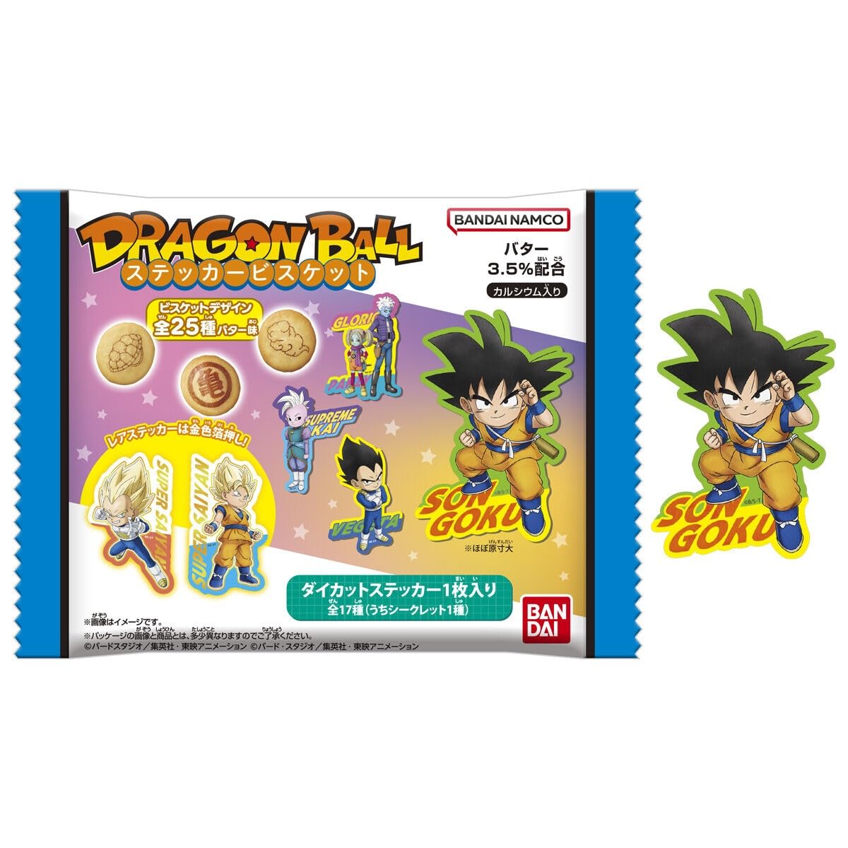 

Коробка с наклейками Dragon Ball, 12 шт. (Конфеты-игрушки)