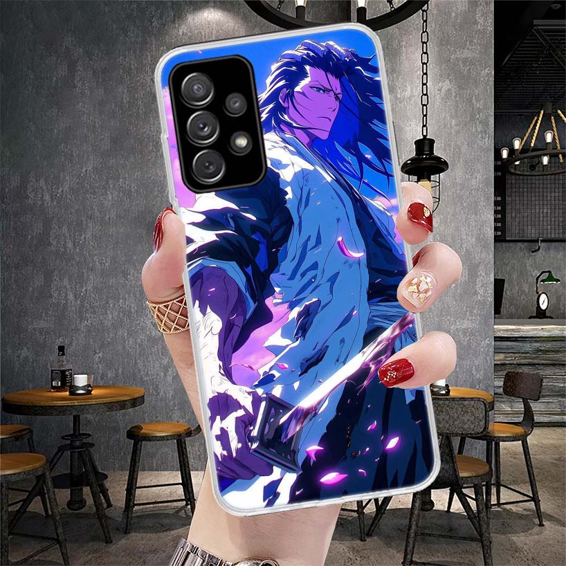 Bleach Kuchiki Byakuya Weiche Handyhülle Für Samsung Galaxy A12 A22 A32 A52 A72 A02S A51 A50S A71 A70 A31 A20S Note 20 Ultra S10 A