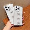 Transparent Drip Glue Sparkling Powder Phone Case for IPhone 16 Promax Bow for Apple 17 Korean Ins Fashion