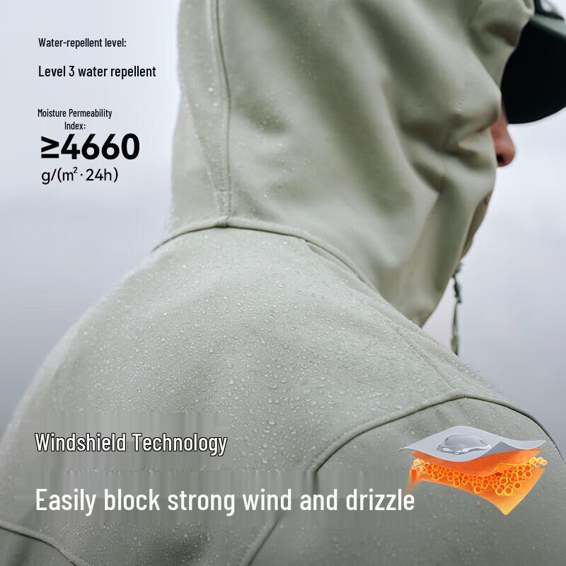 PELLIOT Windshield Softshell Warm Hiking Jacket