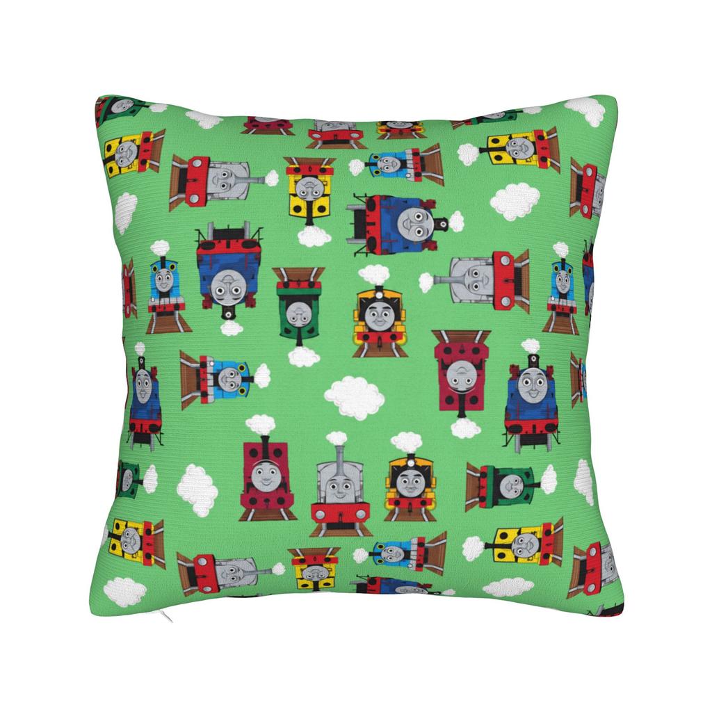 Pillow Cover T-Thomas The Train Friends Retro Trendy Pillow Case For Chair Sofa Home Decor Pillowcases