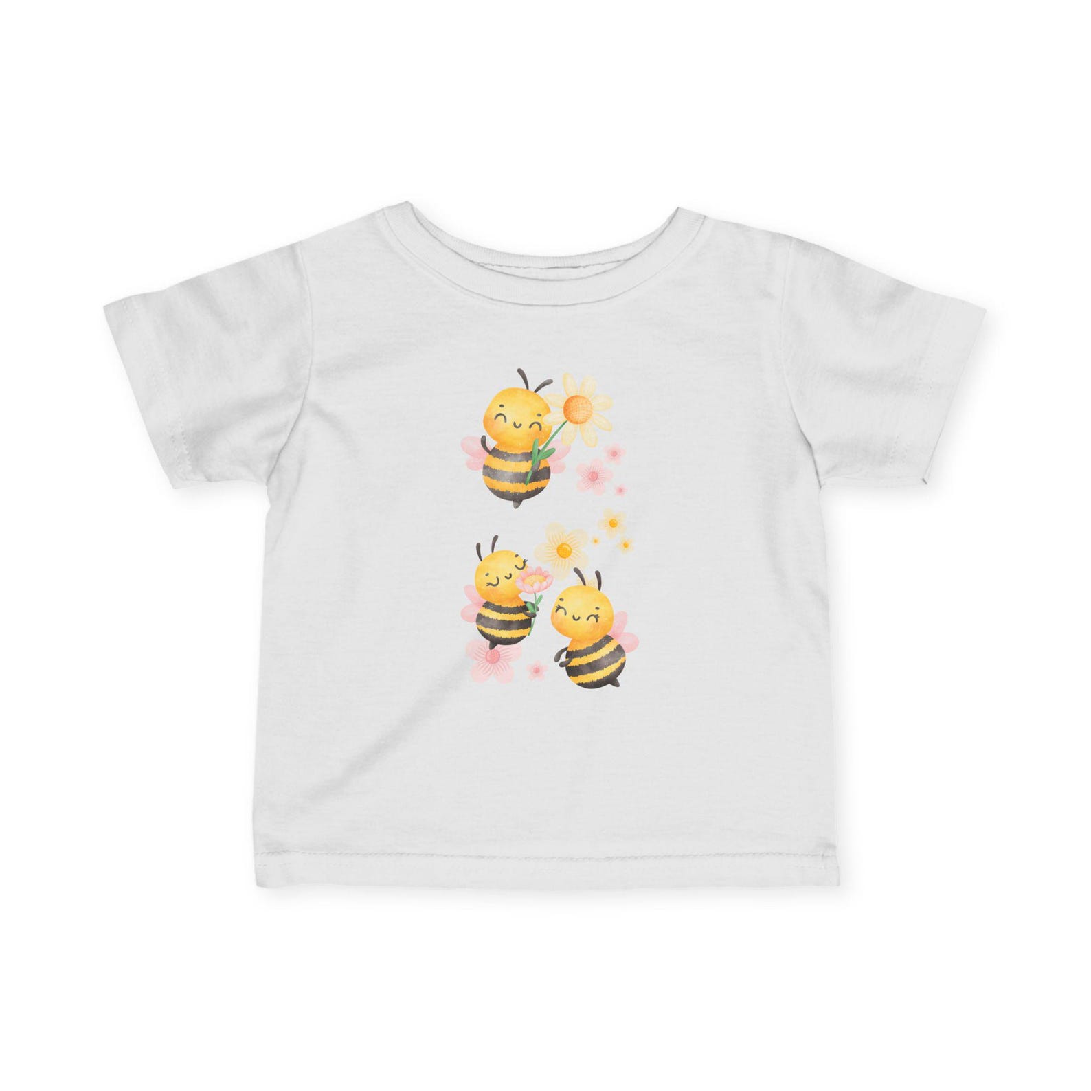 Cute Bee Infant T-Shirt, Baby Summer Tee, Cute Kids Apparel, Gift for New Parents, Playful Bee Shirt, Unisex Costume 150