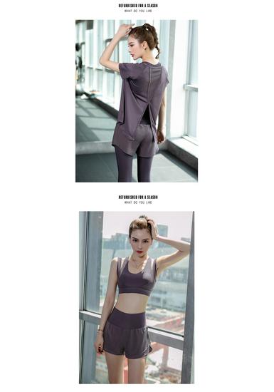 Women's Summer Yoga Wear: Loose Fit Sports Bra & Shorts Two-Piece Set for Running and Casual Activities