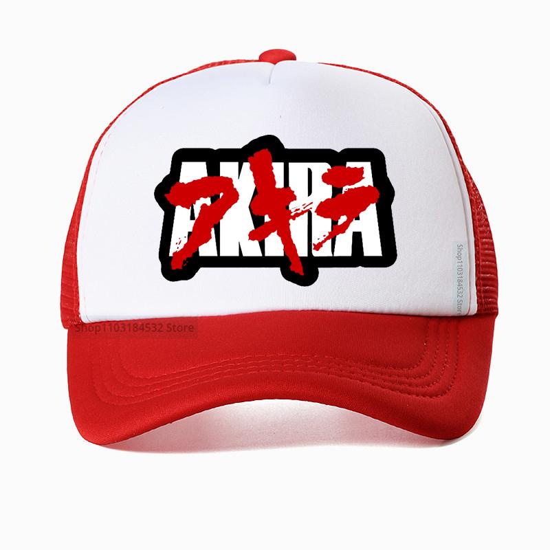 Bloody Akira Anime Baseball Cap Adjustable Dad Hat Summer Outdoor Mesh Breathable Snapback Casquette Hats