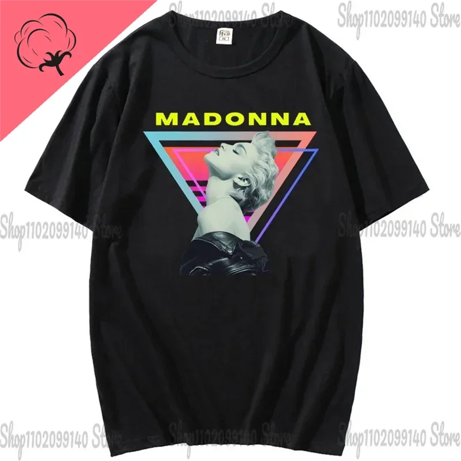 Madonna Cool Idol Vintage Retro T Shirt men white tshirt summer tee-shirt plus size 4XL S