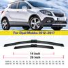 3pcs Front Rear Windshield Wiper Blades For Opel Mokka 2012 2013 2014 2015 2016 2017 Windscreen Window Accessories 26"+14"+10"