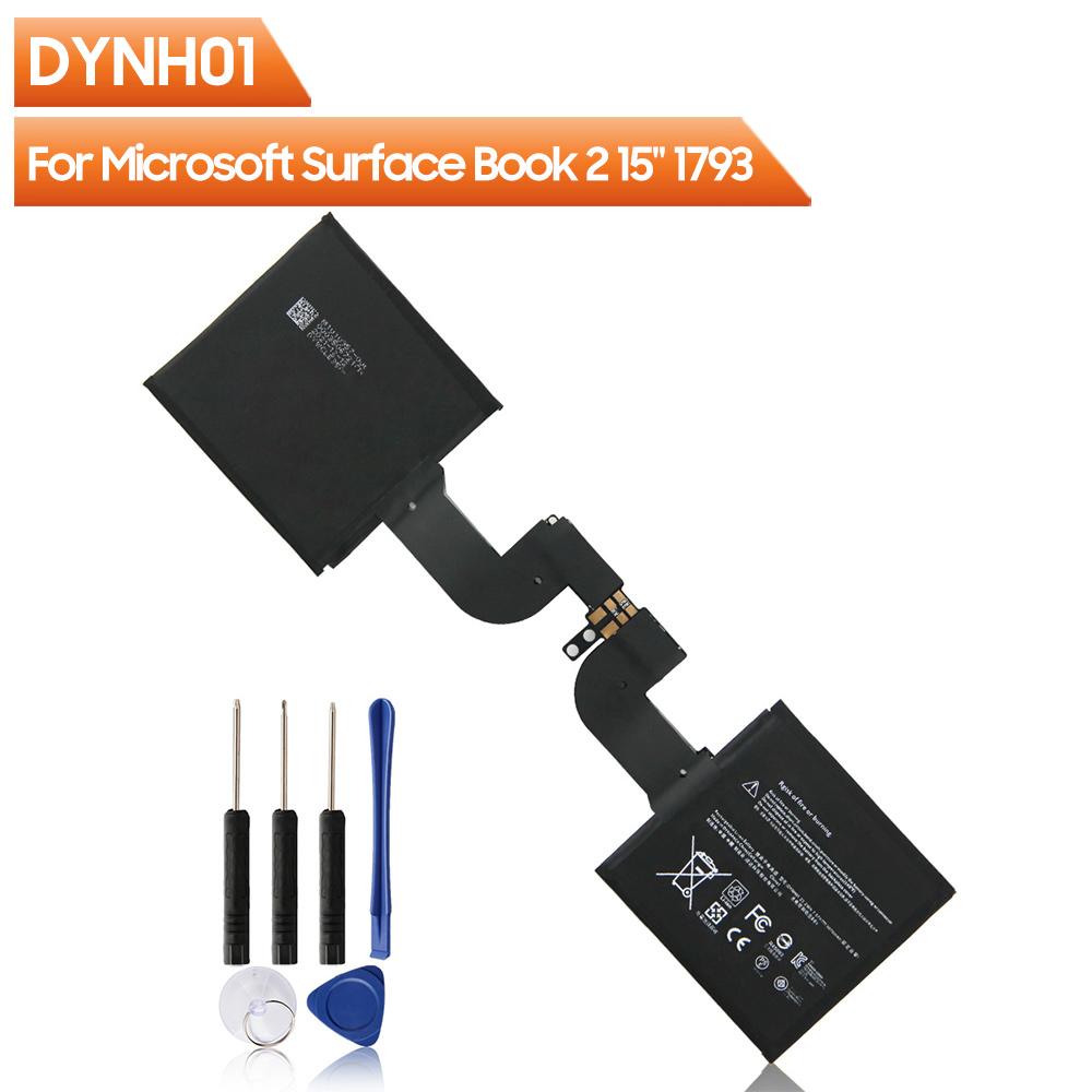 Replacement Laptop Battery DYNH01 DYNH02 For Microsoft Surface Book 2 15 inches 1793 3070mAh with Tools