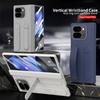 Multifunctional Kicktand Wrist Strap Folding Tempered Glass Protective Film Case For Google Pixel 9 Pro Fold Protect Cover
