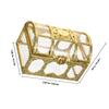10pcs Hollow Candy Boxes Treasure Chest Style Gift Treat Containers Wedding Party Favors Sugar Storage Case Unique Hand Gift Box