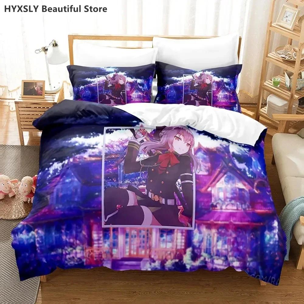 Comforter New 3D Print Seraph Of The End Comfortable Duvet Bedding Set Children Bedroom Decoration Home Textile