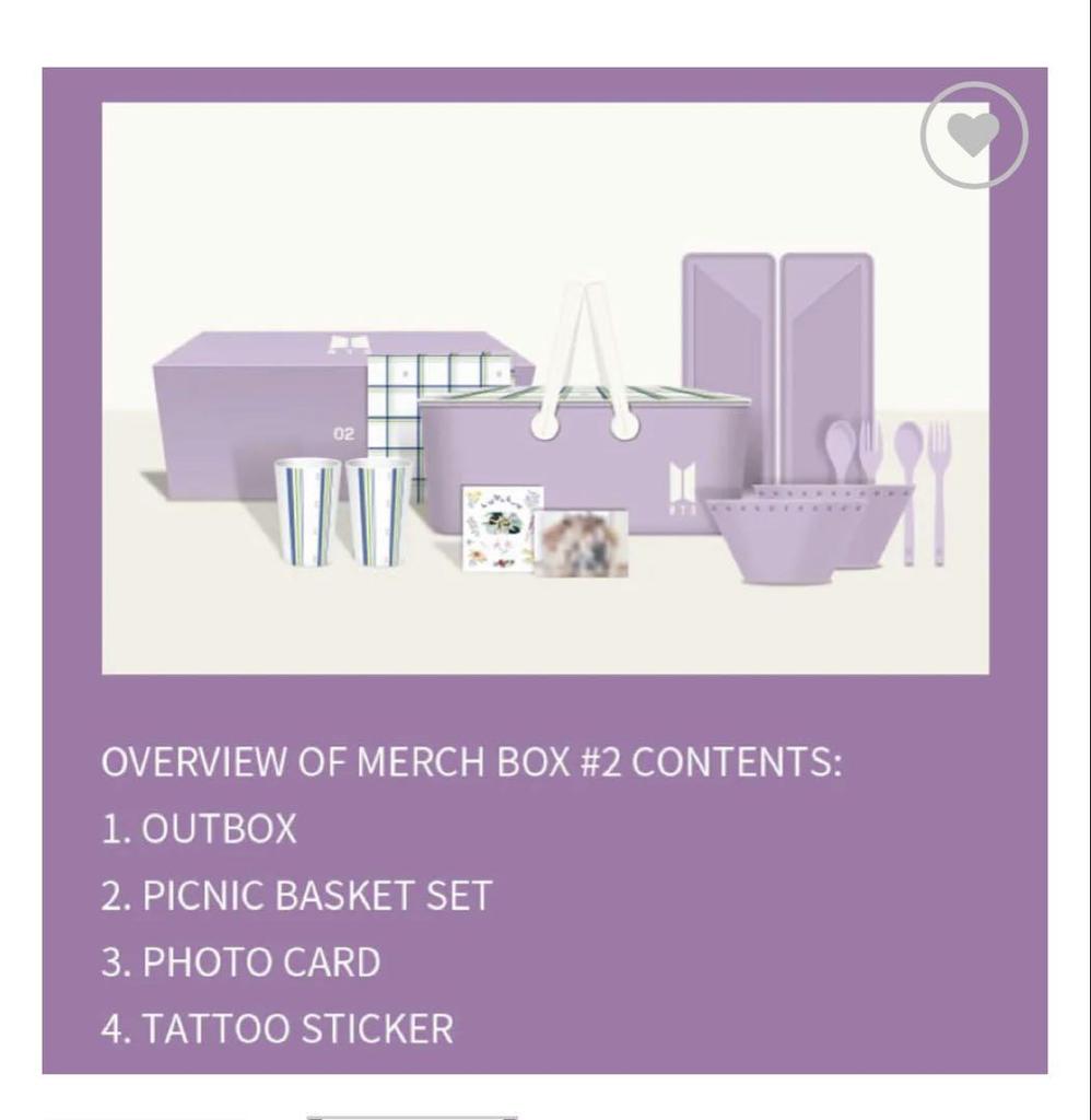 [Б/В] BTS MERCH BOX 2 Фіолетовий