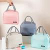 Insulated Lunch Box Thermal Bag Portable Hand Carry Bento Picnic Storage Bag Leakproof Thick Aluminium Foil Lining With Zipper