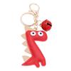 Cute Dinosaur Leather Keychain with Car Key Bag Phone Key Convenient Car Popular Bag Key Plush Korean with 5 Wallet Party Birthday Gift for Best