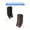 Organizzatore per Batteria AA e AAA Combo Portabatterie Piccolo Supporto a Muro Contenitore Dispenser per Batterie
