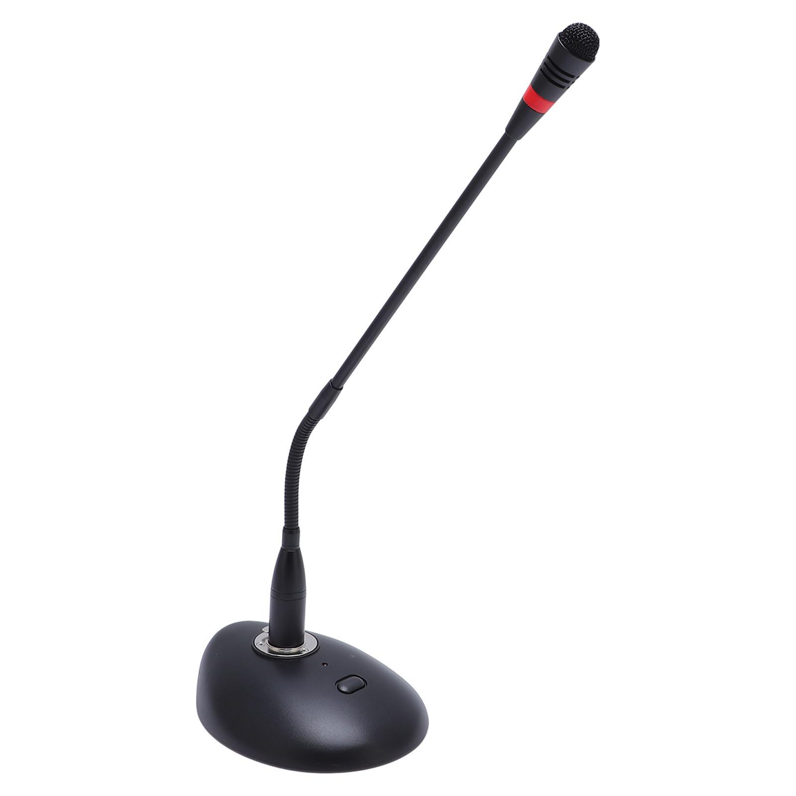 

Конденсаторный микрофон с гусиной шеей, кардиоидный, регулируемый, многофункциональный настольный микрофон для лекций